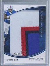 2016 Panini Immaculate Immaculate Numbers 7/50 Karlos Williams #KWI t1l