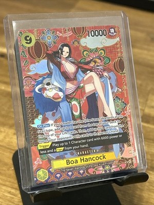 Boa Hancock OP14-113 (SP) Eng OP TCG Card From Booster To Sleeve To Toploader