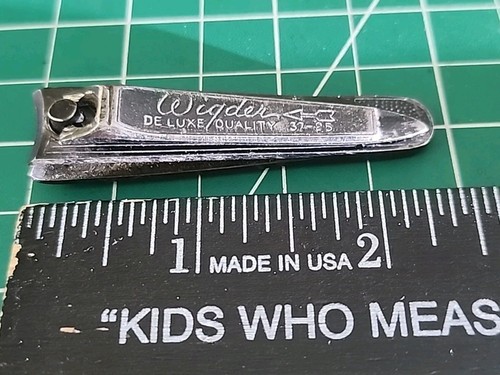 Vintage WIGDER DELUXE QUALITY 37-25 Nail Clipper 2¼"- J - Picture 6 of 6