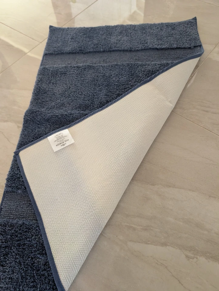 Alfombra de baño Mohawk azul nueva sin etiquetas Foto 3 de 4