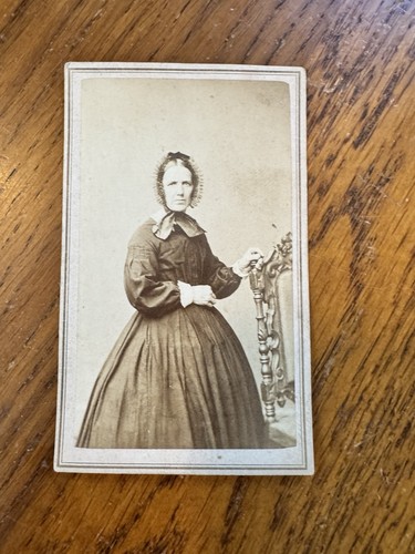 Foto ritratto CDV epoca guerra civile - coppia di donne - Foto 4 di 6