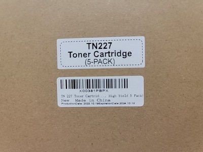Unbranded TN227 / TN223 High Yield Toner Cartridge - 5 Pack 
