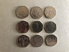 UK 50p Coins Fifty Pence Circulated OLYMPICS BEATRIX POTTER Choose your coin