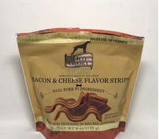 2 Bags Old Glory Dog Treats Bacon & Cheese Strips 6oz Each โ USA Made
