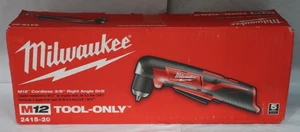New Milwaukee 2415-21 M12 Cordless  3/8" Right Angle Drill Kit TOOL ONLY #20509