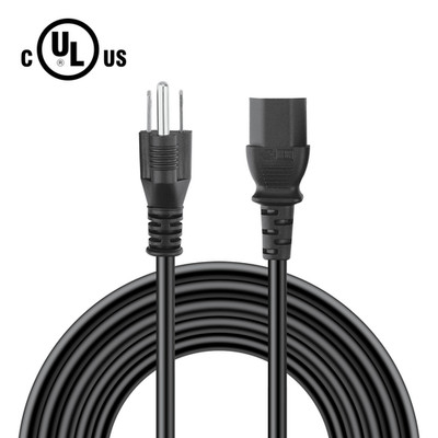 6ft UL AC Power Cord For D-Link 10-Port Gigabit PoE Switch DGS-1010MP Power US