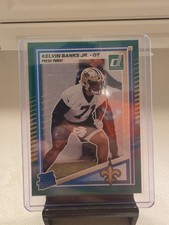 2025 Panini Donruss - Rated Rookie Kelvin Banks Jr. #372 Press Proof Green (RC)