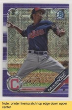 2019 Bowman Mega Box Purple Mojo Refractor 242/250 Triston McKenzie READ 7m3