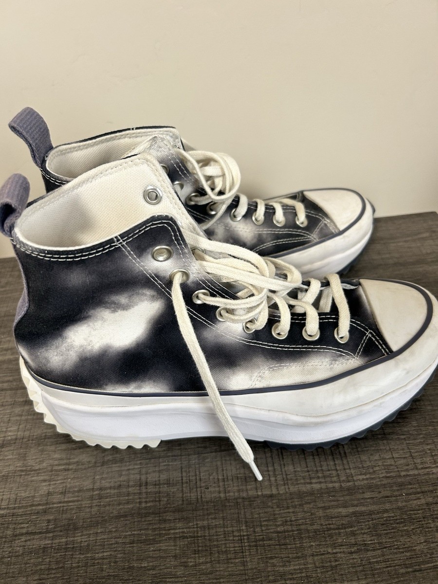 Converse Women's Run Star Hike Hi Tie Dye Cloud Sneakers Hi Tops