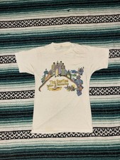 Vintage 80s The Beatles Yellow Submarine Band T Shirt USA Made Size Small Rare