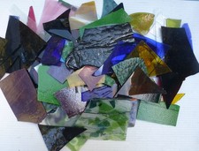 8 lbs PREMIUM STAINED GLASS SCRAP UROBOROS, BULLSEYE, FREEMONT MORE hfr Lot A
