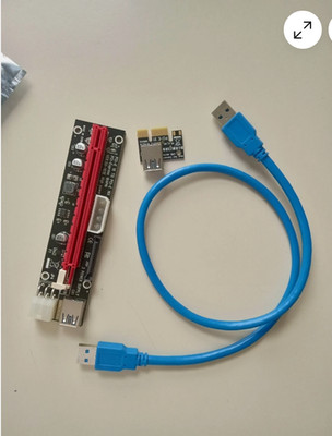 PCIe 6x to 16x PCI Express 164 pin GPU High Power For Bitcoin ETH Mining Adapter