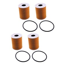 4 Engine Oil Filter+Seal fit for Hyundai Genesis Palisade Kia Sedona Sorento qb
