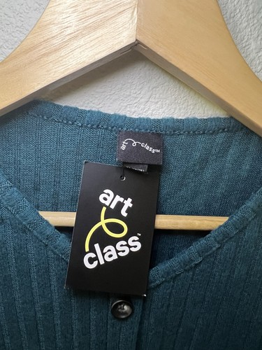 Art Class Girls Long Cardigan English Teal XL 14/16 NWT - Picture 2 of 4