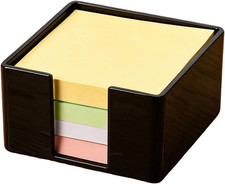 3x3 Inch Black Acrylic Sticky Note Holder Dispenser Desk Office Home Organizer