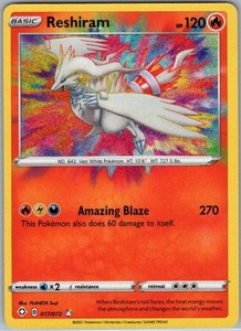 Reshiram 017/072 Shining Fates Amazing Rare Holo