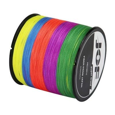 JOF 4 Strands Braided Fishing Line Multifilament 300M 500M 1000M Carp Fishing Ja