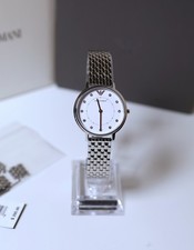 Ladies Emporio Armani Watch Japan Movement AR80023 Full Set, Stainless Steel