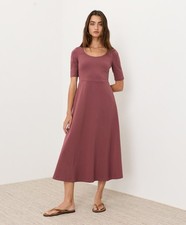 NWT Pact Organic Fit Flare Signature Scoop Dress - Chose your favorite