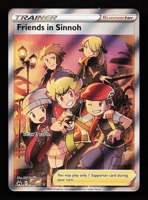 Friends in Sinnoh 149/159 Ultra Rare Crown Zenith Pokemon Card