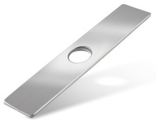 Kitchen Sink Faucet Hole Cover, Deck Plate Escutcheon- 1 or 3 Nickel