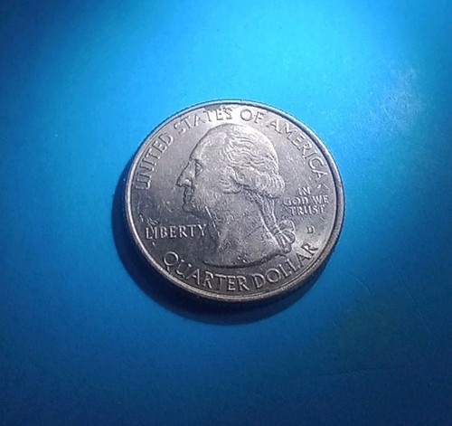 2012 D EL YUNQUE STATE PARK QUARTER ERROR Q HAS DIE CHIP DRIP CIRCULATED - Picture 4 of 5