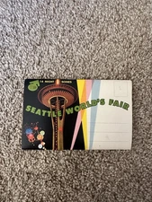 Seattle Worlds Fair Postcard Book Unposted