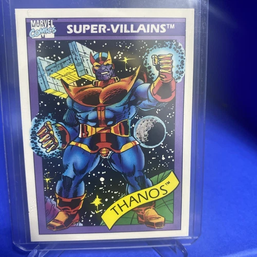 1990 Impel Marvel Universe Thanos #79 Series 1 Super Villains Card