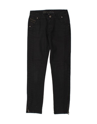 BENCH Womens Slim Jeans W28 L32 Black Cotton BM20