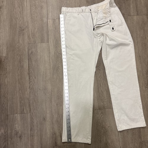 Armani Collezioni weiße Baumwolle Chino Hose 34x32 - Bild 9 von 11