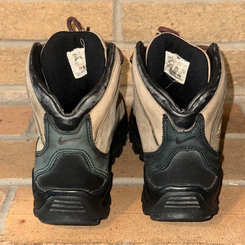 Vintage Y2K Nike ACG Boots Womens 6.5 Brown Heavy Rubber Hiking 1998 - Picture 5 of 14