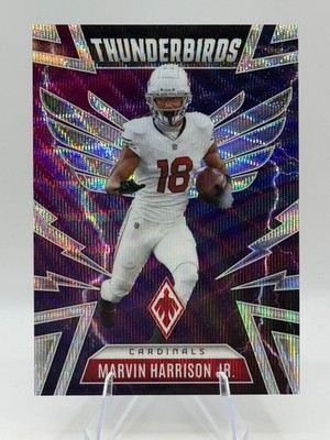 2025 Panini Phoenix Marvin Harrison Jr. Purple Wave Thunderbirds /299 Cardinals