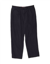 CHAPS Mens Straight Chino Trousers W38 L30 Navy Blue Cotton CD10