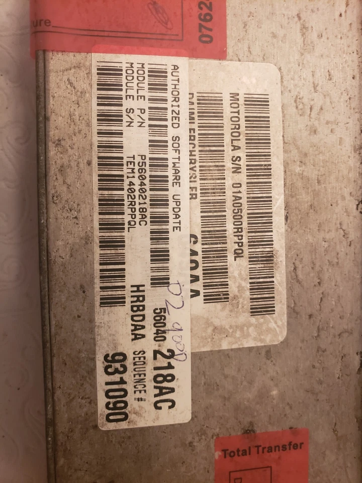 2002 Dodge Ram 5.9 2500 3500 diesel automático pcm p56040218AC - Imagem 2 de 4