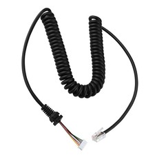 .  Hand Microphone Cable 6-Pin Replacement Microphones Mic Cable Cord Car Radio N