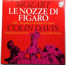 Mozart Le Nozze di Figaro LP Record 1982 BBC Symphony Philips Classical 33RPM