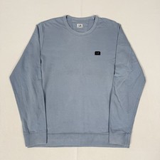 C.P. Company Jumper Sweatshirt Crewneck Lightweight Baby Blue Size XL