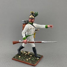 Painted Napoleonic tin miniature 60 mm 1/30, Austrian Line infantry VID SOLDIERS