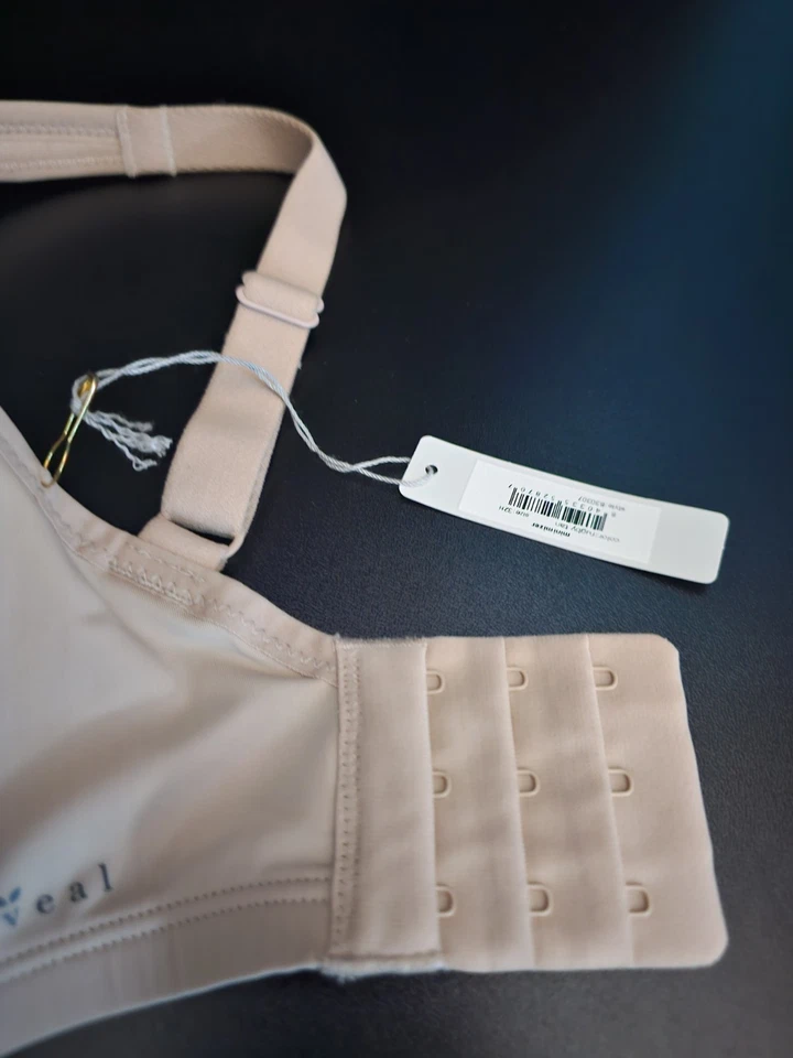 Reveal Rugby Tan Minimizer Full-Coverage Wired Bra, US 32H - Image 3 of 4