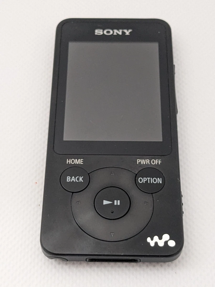 Sony Walkman lecteur MP3 noir, lecteur numérique de musique avec radio FM