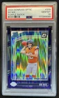 2024 Panini Donruss Optic Bo Nix Purple Shock Rated Rookie #209 Broncos PSA 10