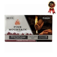 Starterlogg Firestarter 24 Pack Starter Logs, 6.83Lbs Assembled W
