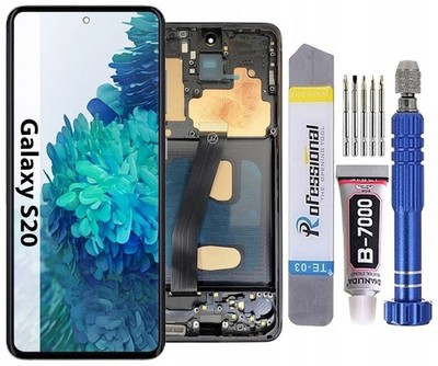 FULL INCELL Display  Für Samsung S20 G980 LCD  Touch Rahmen