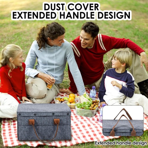 Filz Aufbewahrungsbehälter Wohnmobil Tellerhalter Camping Filz Tassenhalter - Bild 4 von 12