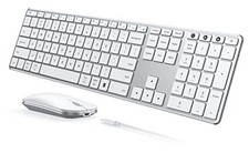 Wireless Bluetooth Keyboard and Mouse Combo USB Dual BT , Multi-Device