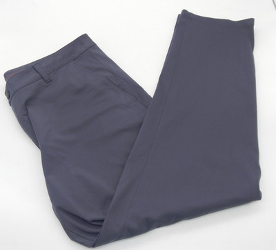 Rhone Pants Mens 36x30 Gray Commuter Slim Performance Straight Leg Golf Pants