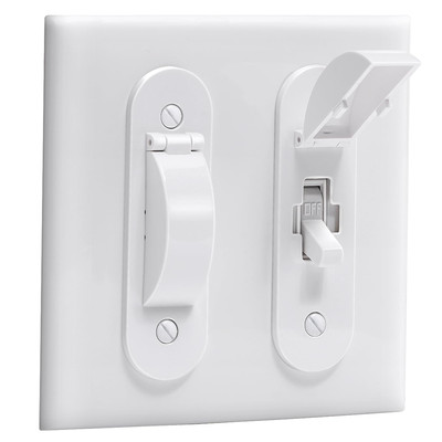Wall Switch Guard, Child Proof Light Switch Cover Guard | Toggle Style | Ligh...