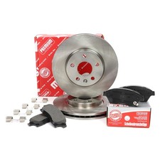 Bremsscheiben + Bremsbeläge vorne für CHEVROLET AVEO (T300), CRUZE; OPEL ASTRA J