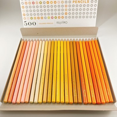 FELISSIMO 500 Colored Pencils Collection Complete 25 x 20 Cases