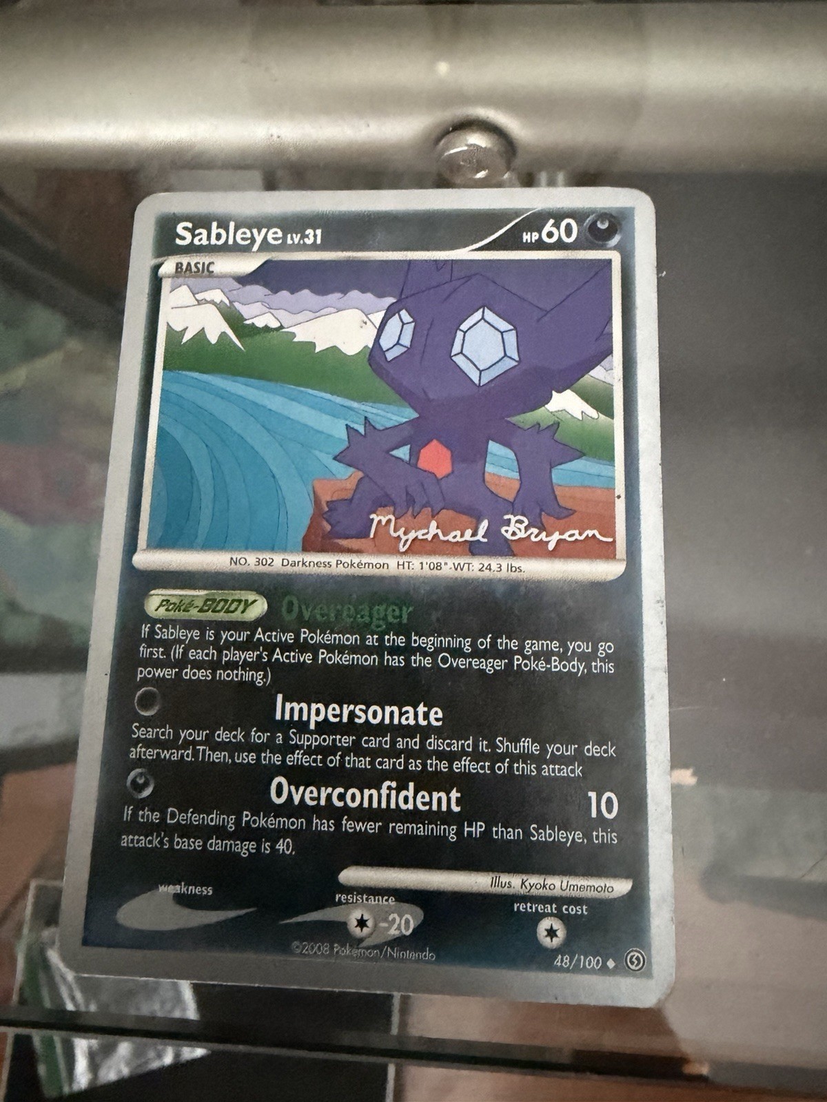 Pokemon Sableye World Championships 2010 Deck Mychael Bryan 48/100
